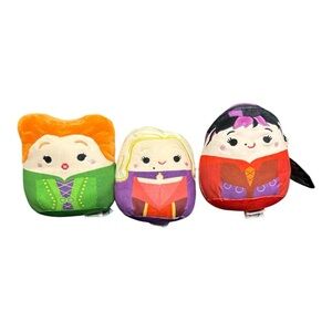 Squishmallows Orange and Purple Stuffed Animals Plush Set